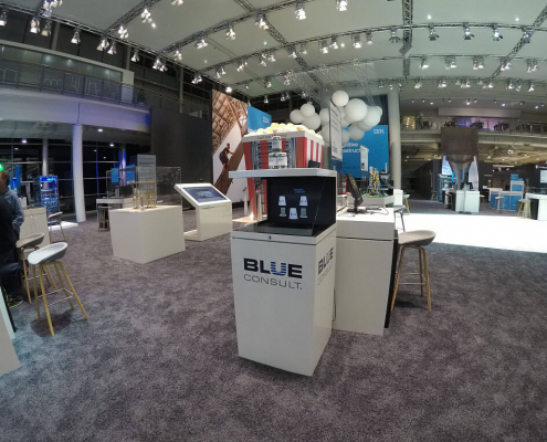 Messestand der BLUE Consult GmbH