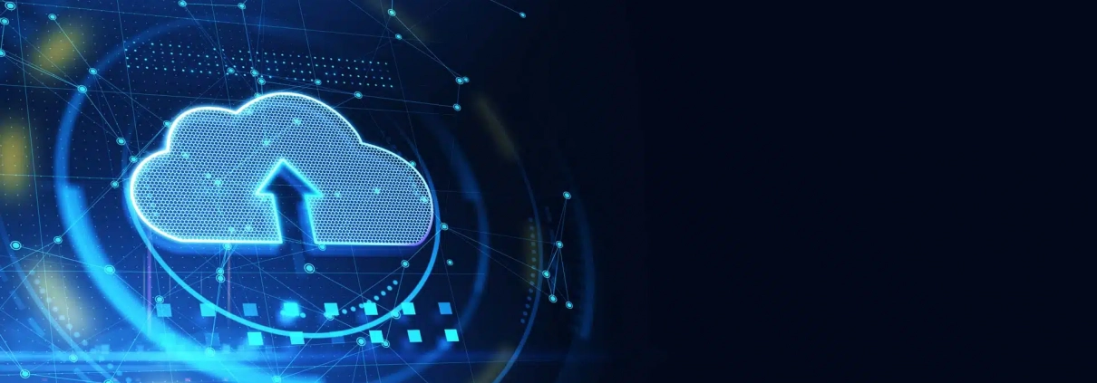 schematische Darstellung eines Uploads in die Cloud