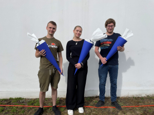 Ausbildungsmöglichkeiten bei der BLUE für unsere neuen Auszubildenden mit Schultüten